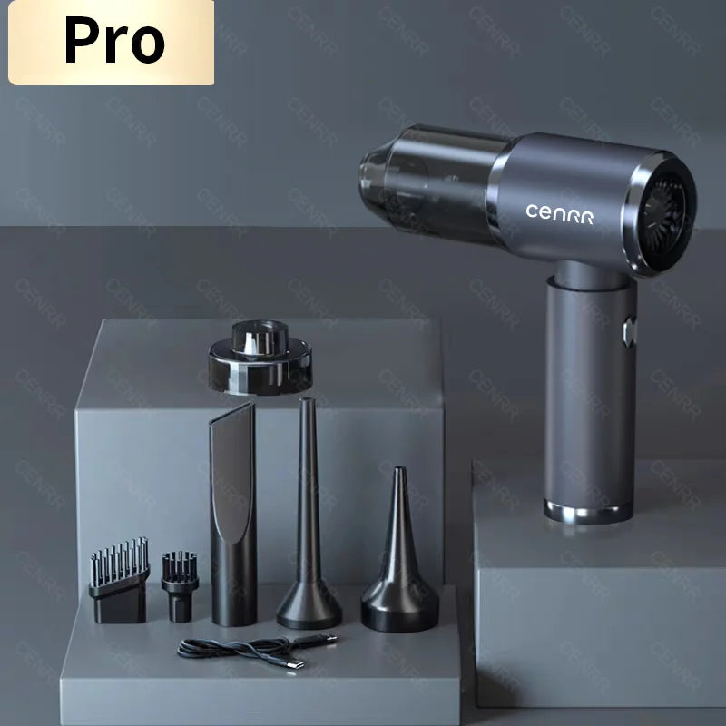 CENRR 210000PA 迷你車用吸塵器無線強力吸塵器汽車清潔器手持便攜式吸塵器清潔機