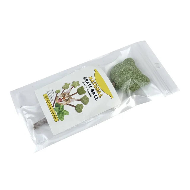 可愛造型新鮮貓薄荷玩具貓薄荷天然安全可食用可愛造型寵物薄荷棒棒糖貓薄荷球貓玩具清潔牙齒