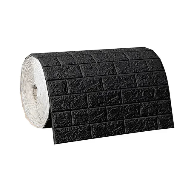 1/3/5/10メートル3D自己接着壁紙ステッカー3Mレンガ壁ステッカーホームデコレーション壁用壁紙DIY寝室Papel De Parede