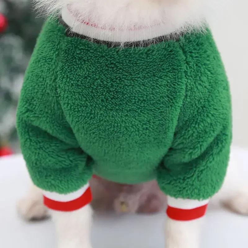 犬用クリスマス服 冬用 暖かい 小型犬 中型犬用 ペット服 エルク サンタクロース 犬 猫用 コート パーカー クリスマス 犬用コスチューム