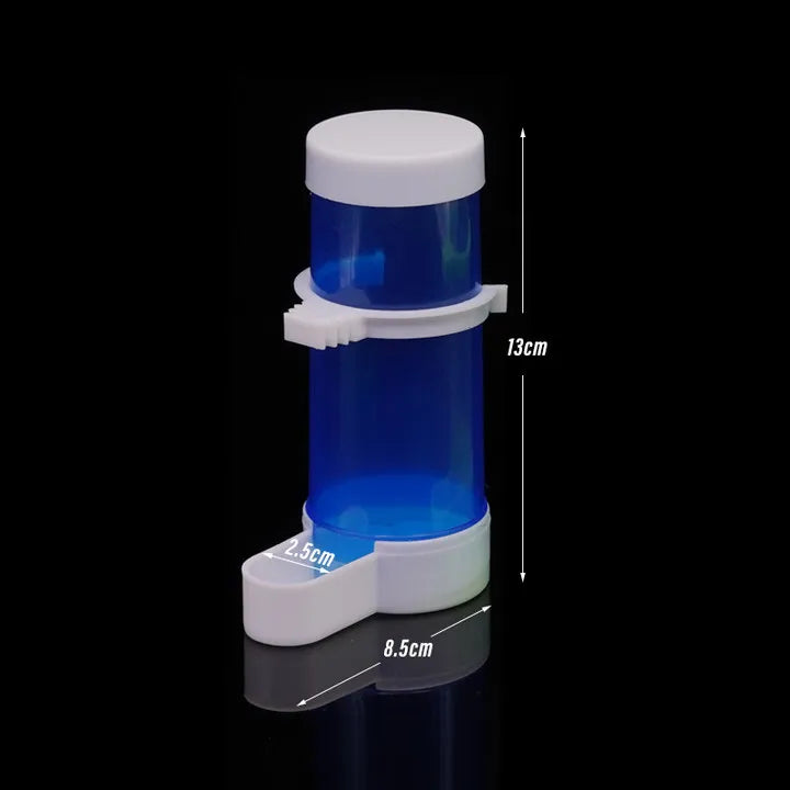 1 件裝寵物鳥鸚鵡自動飲水杯餵食瓶鳥籠鸚鵡餵食工具自動餵食碗和飲水器