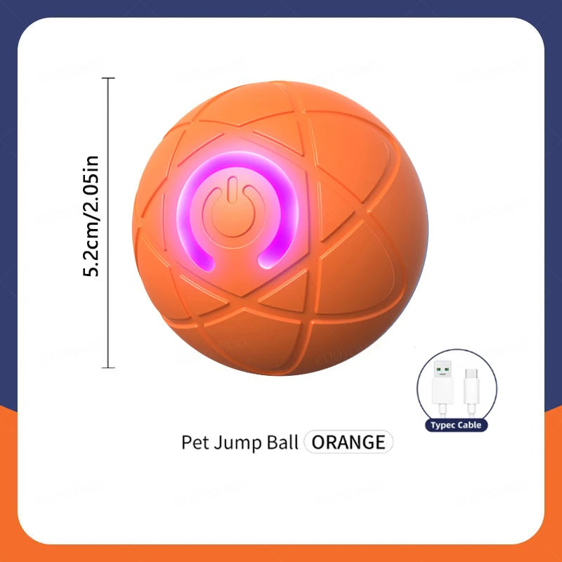 Smart Dog Toy Ball – USB Auto Moving Pet Ball for Dogs & Cats