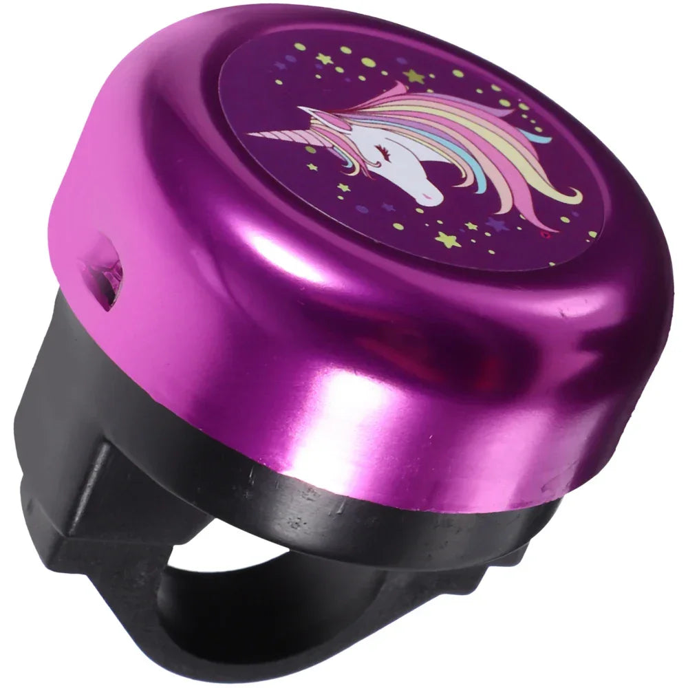 Clear Handlebar Bell Kids Bike Cartoon Bell Loud Warning Alarm Clear Sound Kid Bike Ring Bell Safety Cycling Accessories