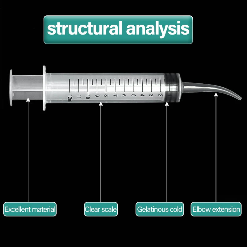 彎頭注射器鳥類餵奶餵食器12ml塑膠注射器無針注射器鴿子餵食
