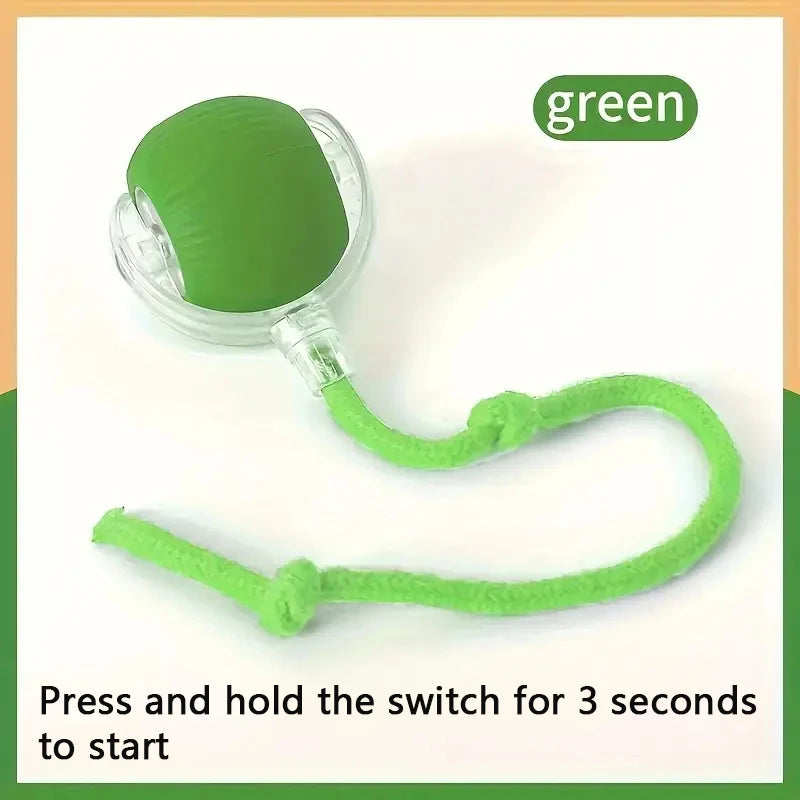 Smart Dog Toy Ball – USB Auto Moving Pet Ball for Dogs & Cats