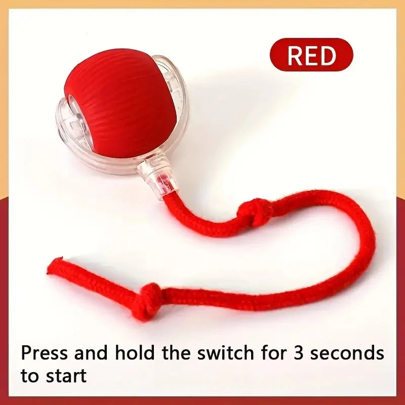 Smart Dog Toy Ball – USB Auto Moving Pet Ball for Dogs & Cats