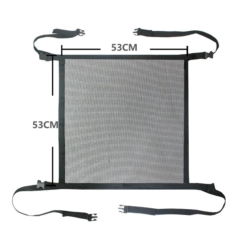 耐用汽車寵物圍籬狗狗安全隔離網兒童旅行護欄網小狗柵欄防撞墊Kitt用品