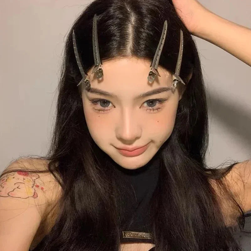 女士護髮夾金屬鋼美髮分區夾理髮師剪髮造型工具髮根蓬鬆髮夾