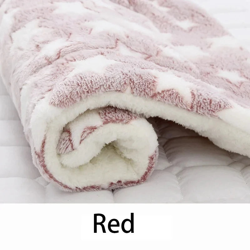 Flannel Pet Sleeping Mat for Dogs & Cats - Pet Cushion