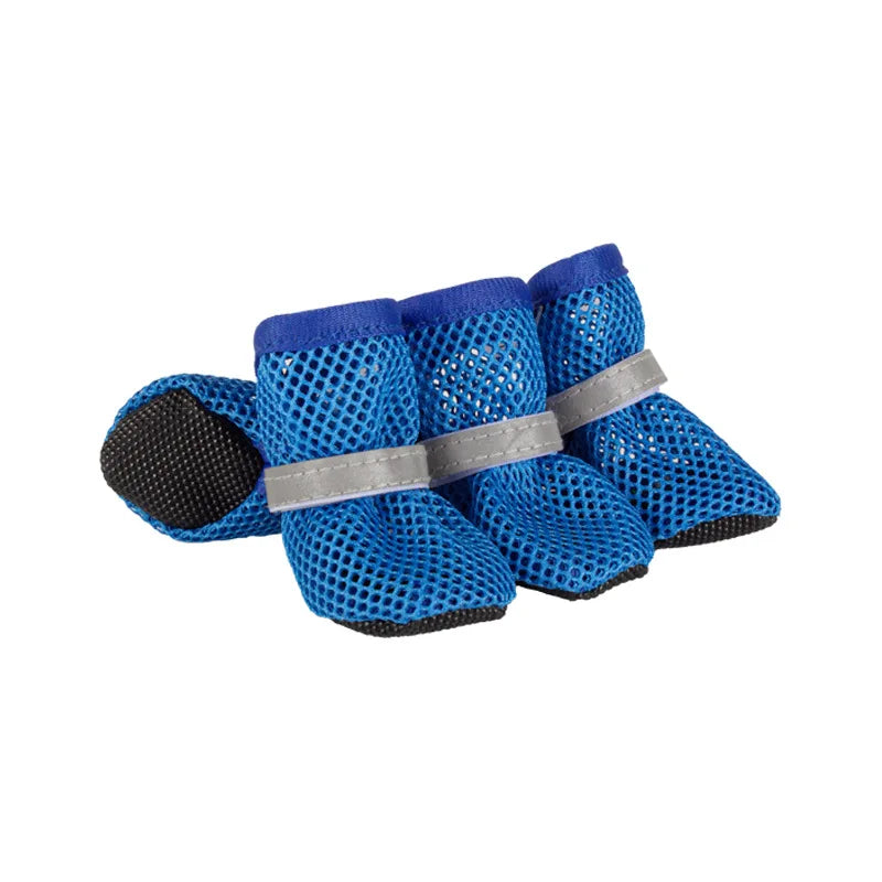 Non-slip Dog Boots for Small & Medium Dogs, 4pc Set