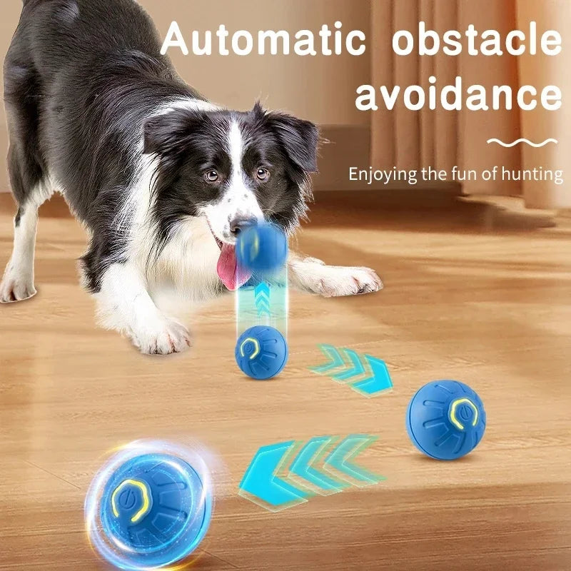 Smart Dog Toy Ball – USB Auto Moving Pet Ball for Dogs & Cats