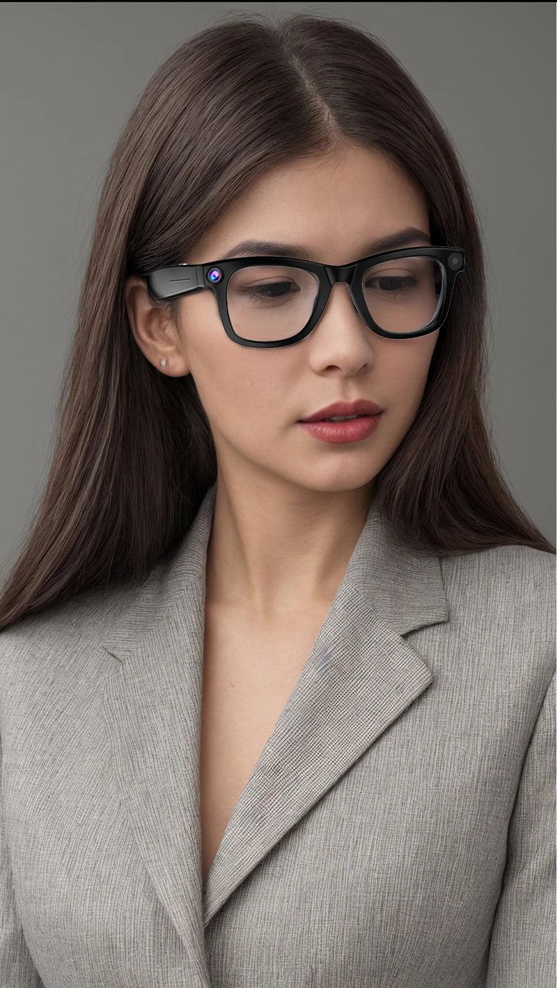 小米G300智慧AI眼鏡800W像素AI拍攝相機高清拍照視訊語音通話翻譯防水藍牙眼鏡