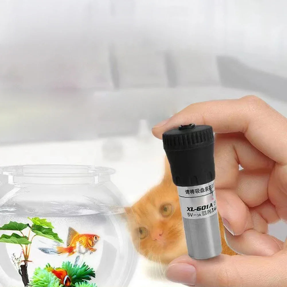 水族箱加熱器可調式潛水魚缸加熱器20W/25W數位顯示外部溫度控制器18-34°C USB迷你