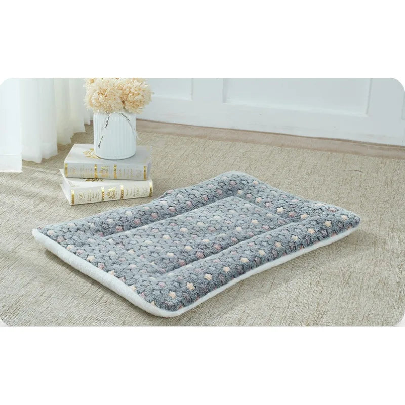 寵物睡墊加厚秋冬季保暖地墊貓狗通用毯子墊子寵物用品
