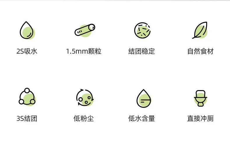 原味豆腐貓砂 6L 綠茶混合植物貓砂 寵物