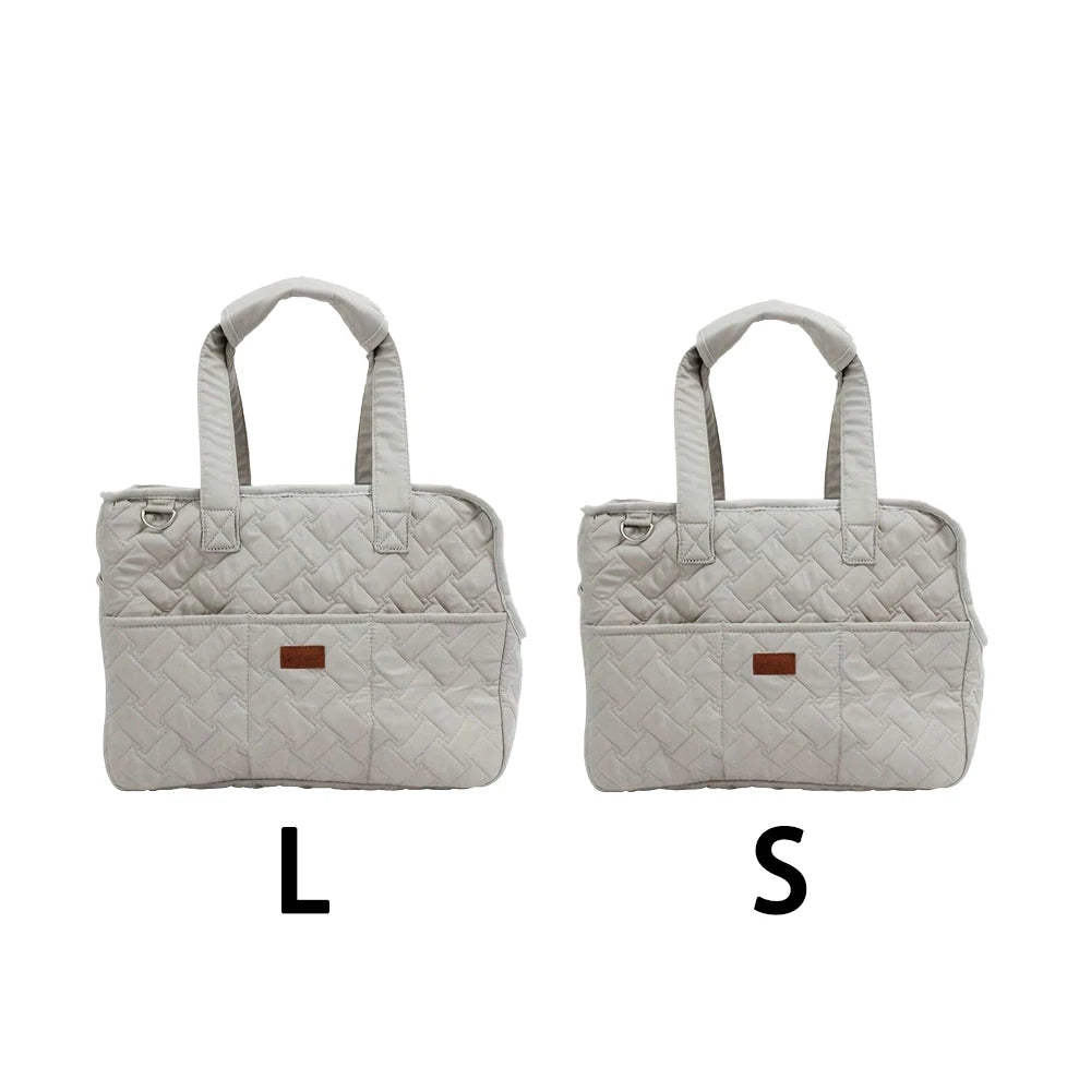 Pet cat dog tote bag, no escape, portable, multifunctional, large capacity, breathable, horizontal bag, portable soft bag zwq