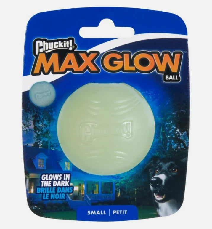 Chuckit Max Glow Ball Dog Toy for dogs