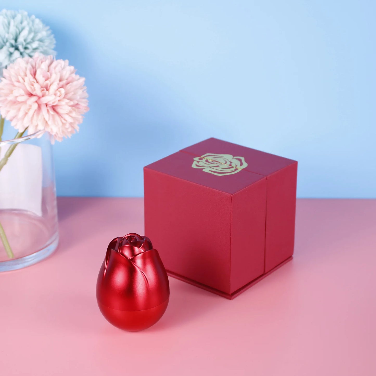 我愛你項鍊配玫瑰禮盒 100 種語言投影吊墜首飾 送給女朋友 2023 新款浪漫配件