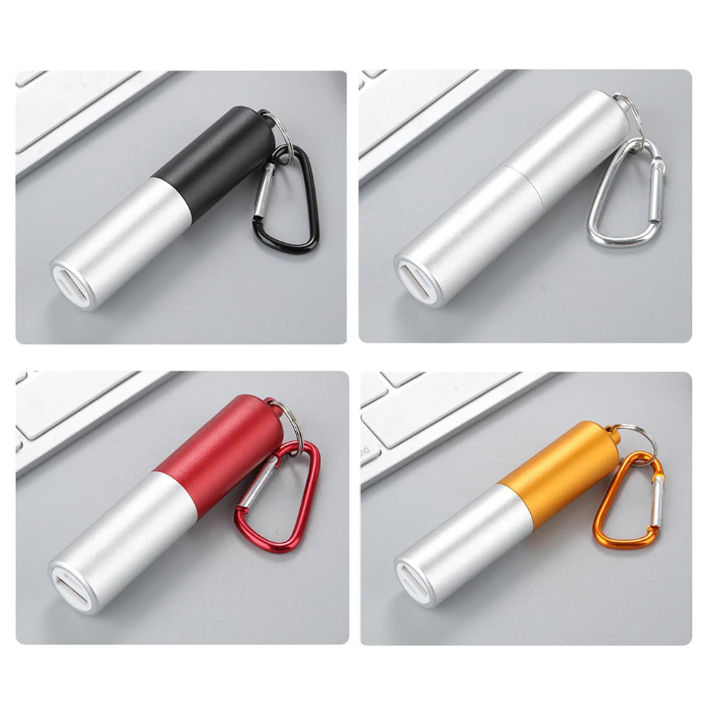 1 件便攜式電池盒 USB 5V 1A 行動電源盒 18650 套件電池外接 DIY 充電盒套件通用手機