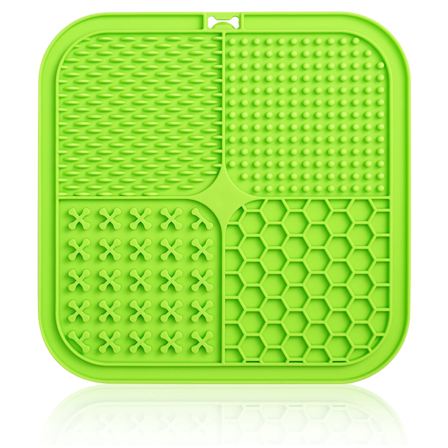 Poursweet 狗狗舔食墊,附吸盤,慢速餵食器,緩解寵物焦慮,貓咪訓練,可舔食食物、優格、花生醬