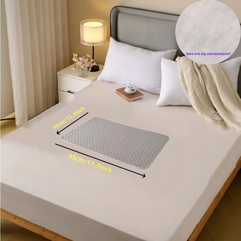 高齢者やペット用の洗える失禁パッド - 漏れ防止ベッドケアマット、生理中や家庭での使用に最適、複数のサイズ