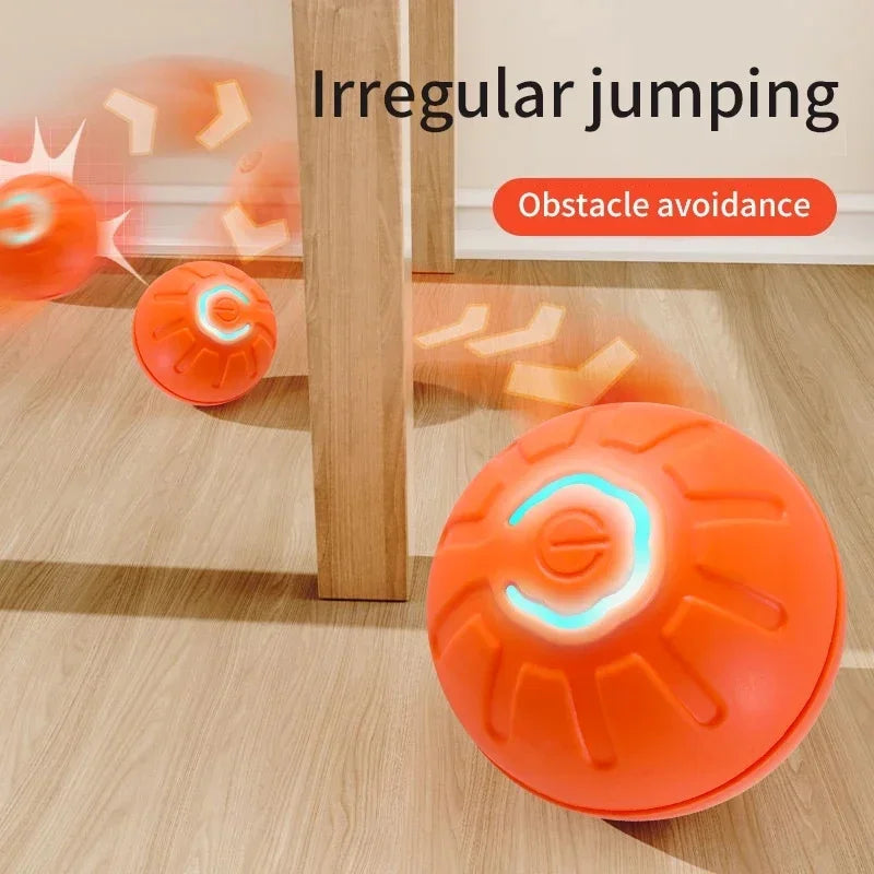 Smart Dog Toy Ball – USB Auto Moving Pet Ball for Dogs & Cats