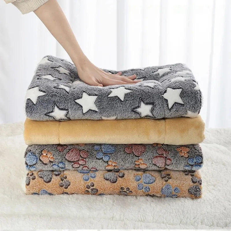 flannel pet sleeping mat, dog bed cushion, cat sofa blanket, washable pet mat, crate liner dog bed, plaid dog cushion, soft cotton cat bed, non-slip pet mattress, coral velvet dog blanket, breathable dog bed for all sizes