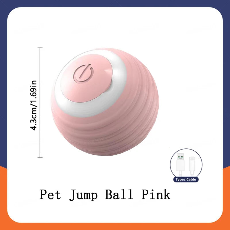 Smart Dog Toy Ball – USB Auto Moving Pet Ball for Dogs & Cats