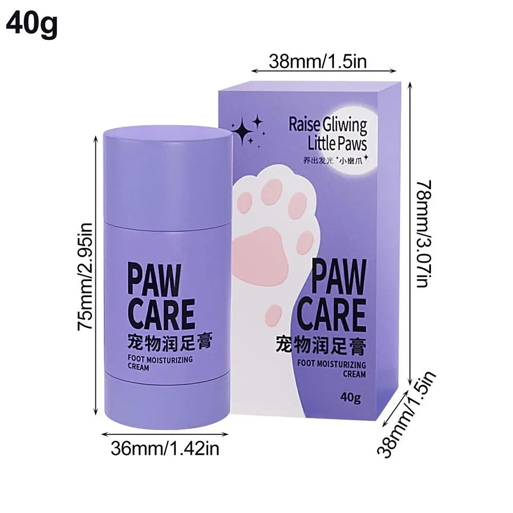 Paw Wax For Dogs 1.41oz Paw Cream Cracked Dog Paws Anti-Drying Moisturizing Foot Care Cream Restores Dry Damaged Large Dogs Paws
