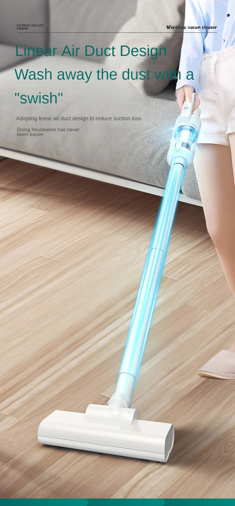 多功能家用電器 6500Pa 清潔機 強力無線車用吸塵器 金屬濾網 手提式手持式