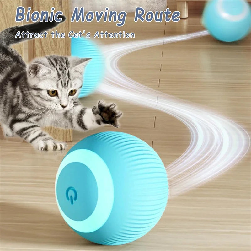 Smart Dog Toy Ball – USB Auto Moving Pet Ball for Dogs & Cats