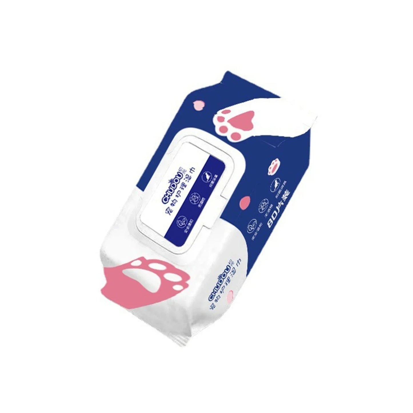 Pet Special Cleaning Pet Wipes For Cats And Dogs Special No-Wash Cleaning Body Parts Deodorant Wipes Pet Cleaning Wipes