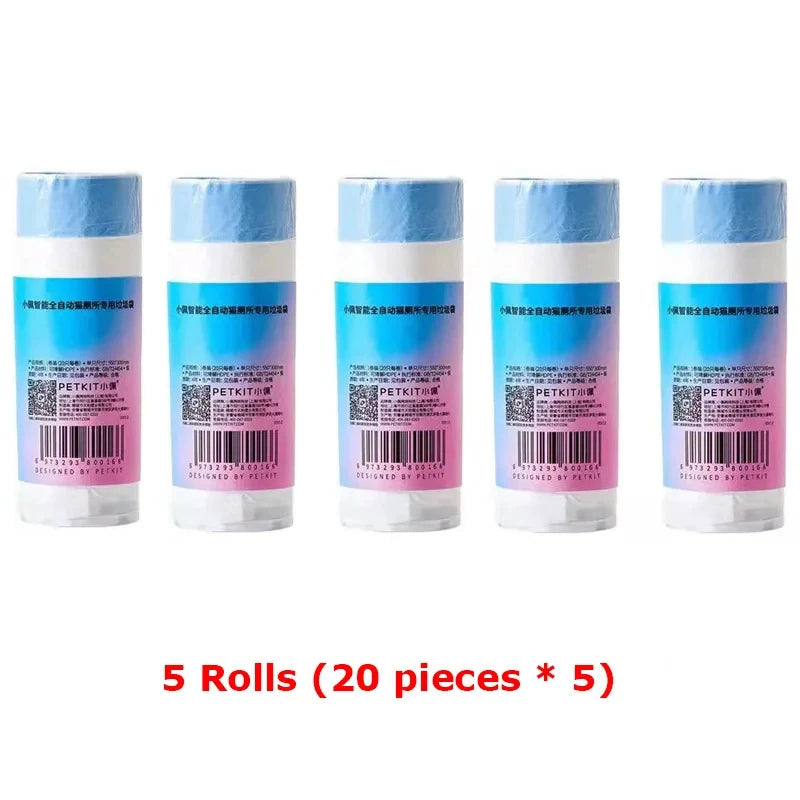 PETKIT 便便袋替換垃圾袋廢棄物袋適用於 Pura X Pura Max 自動自清潔貓砂盆清潔用品