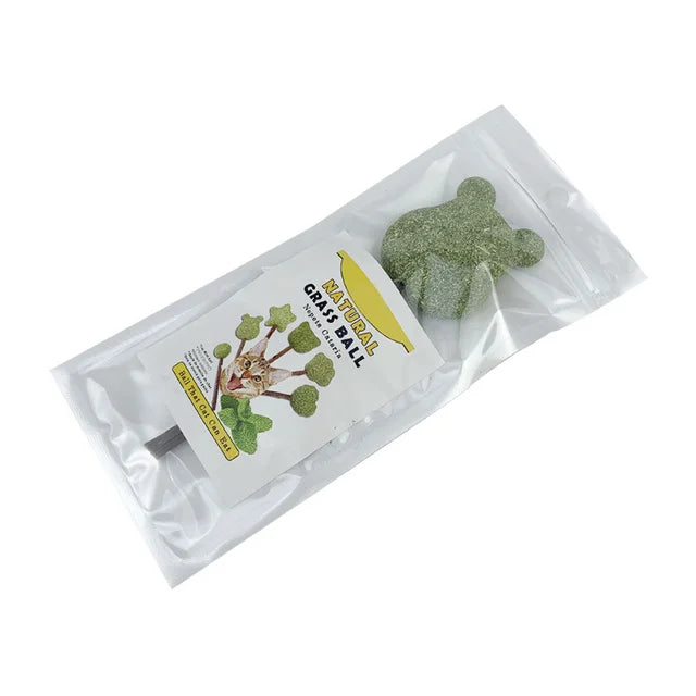 可愛造型新鮮貓薄荷玩具貓薄荷天然安全可食用可愛造型寵物薄荷棒棒糖貓薄荷球貓玩具清潔牙齒