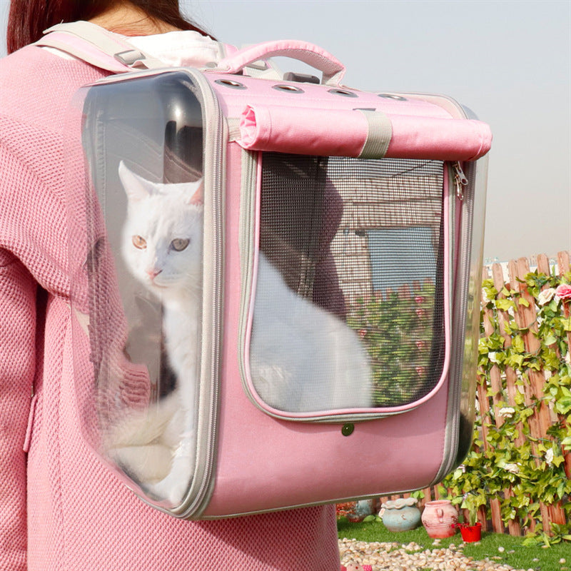 寵物貓背包透氣貓咪旅行戶外單肩包適用於小型犬貓便攜打包攜帶寵物用品