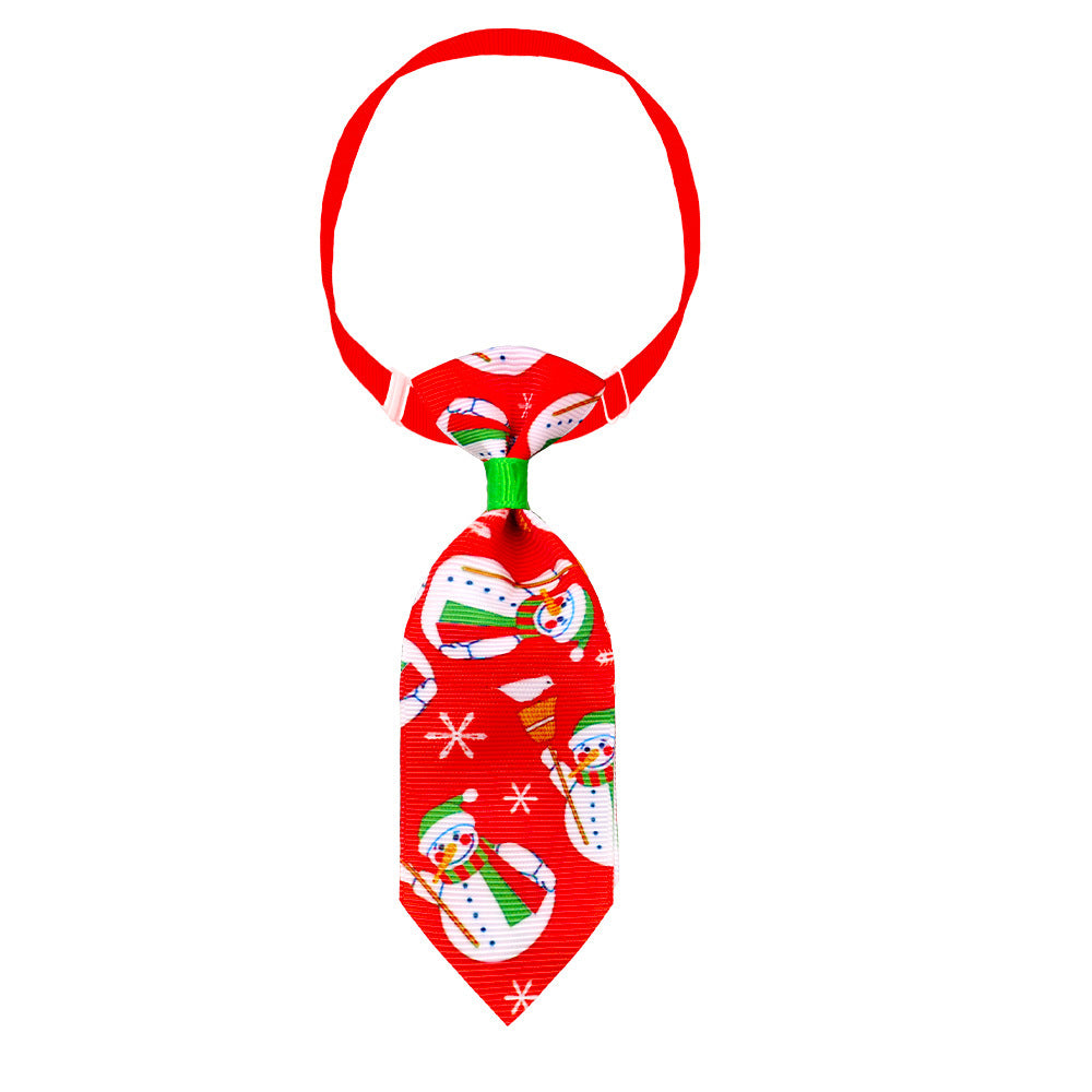 寵物聖誕可愛印花小領帶
