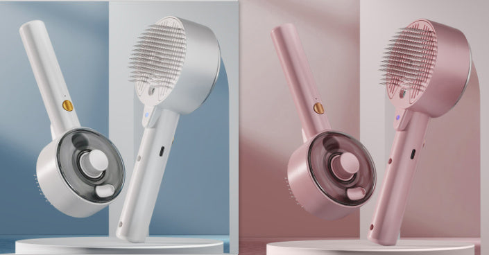 動物の毛の除去ブラシ 犬と猫のスチームブラシ ペットのセルフクリーニング犬用ブラシ グルーミング 猫の毛を取り除く 猫犬用アクセサリー ペット用品