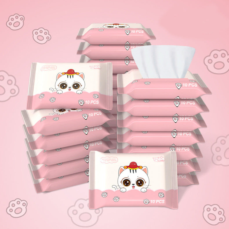 寵物濕紙巾 10 片 去除淚痕