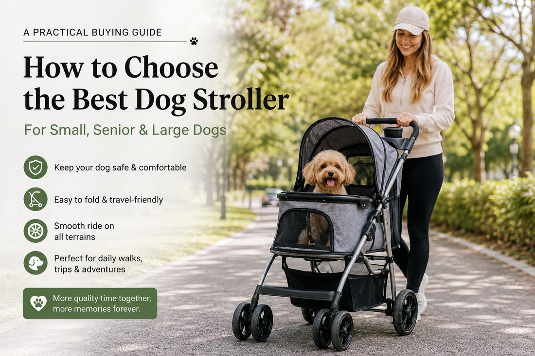 How to Choose the Best Dog Stroller: A Practical Buying Guide for Small, Senior & Large Dogs