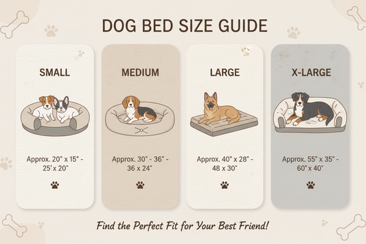Dog Bed Size Guide: How to Choose the Right Size for Your Dog