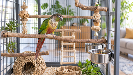 How to Set Up a Safe, Enriching Cage for a Pet Bird