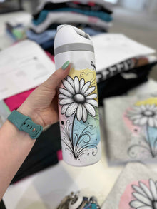 ST Designs- If you can dream it Water Bottle -24 oz sip and chug lid stainless steel