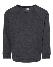 BELLA + CANVAS 3901T Toddler Sponge Fleece Raglan Crewneck Sweatshirt