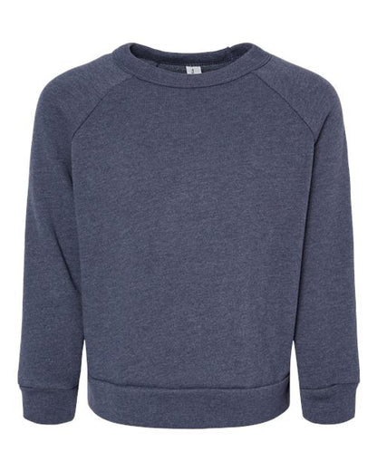 BELLA + CANVAS 3901T Toddler Sponge Fleece Raglan Crewneck Sweatshirt