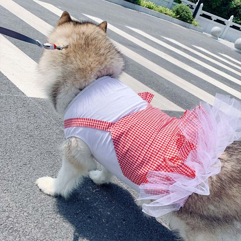 狗狗衣服公主狗服裝拉布拉多金毛獵犬大型犬衣服