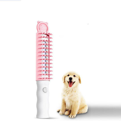 Ozone Pet Brush – Shedding & Odor Removal Electronic Dog Brush