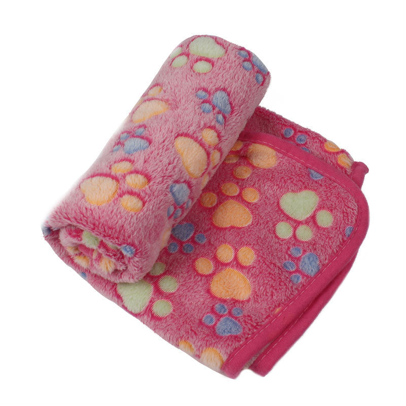Coral Fleece Cat Warm Autumn And Winter Cushion