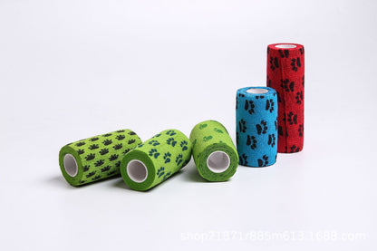 High Stretch Self-Adhesive Bandage With Animal Pet Pattern