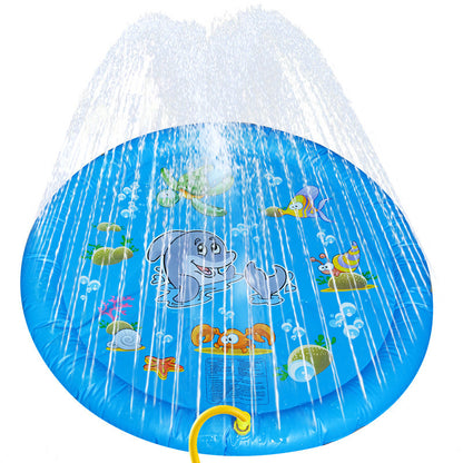 Dog Play Mat - Summer Outdoor Pool Backyard Fountain