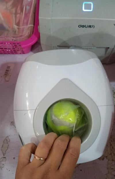 3-in-1  Smart Pet Feeder Tennis Ball Missing Device Throwing Reward Machine